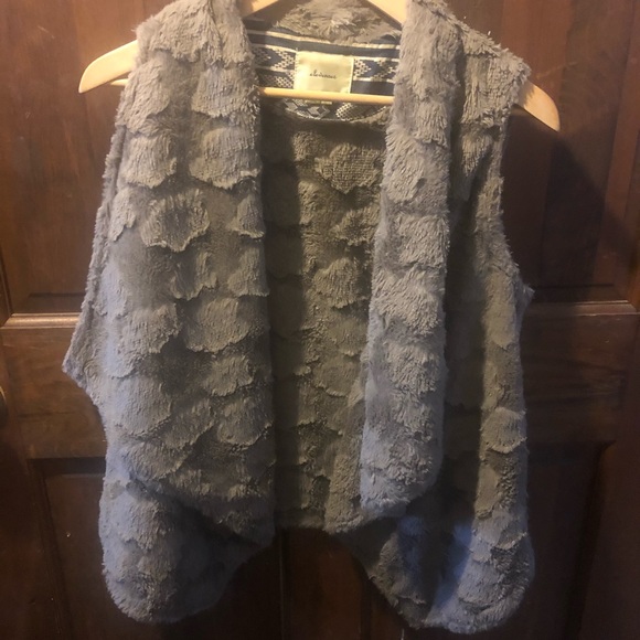 Anthropologie elevenses faux fur vest - Picture 2 of 4